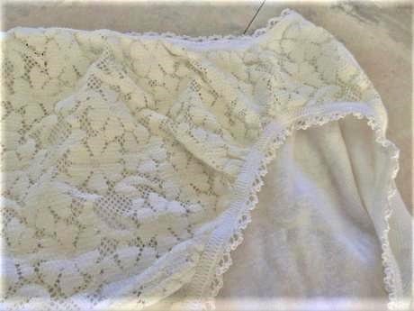 Luxusné čipkované nohavičky, l