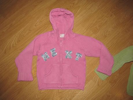 Ružový sveter na zips v. 116, next,116