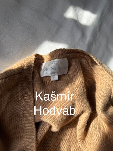 Luxusný kardigan eric bompard  kašmír, hodváb, 