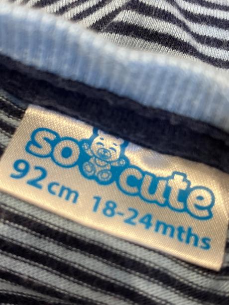 Chlapčenské pásikavé tričko (92), 92