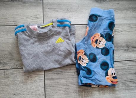 Handmade kraťasky + tričko adidas -110/116, adidas,116