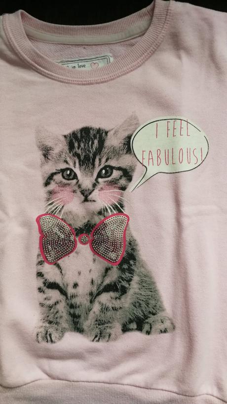 Mikina s mačičkou 6-7 r, young dimension,122