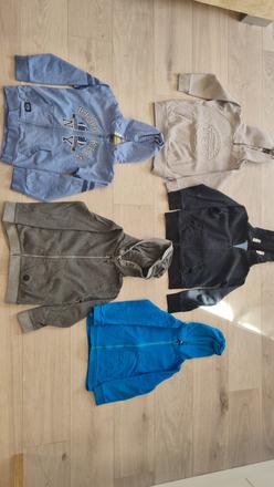 5x mikina veľkosť 128, 7 az 8 rokov, pepco,128