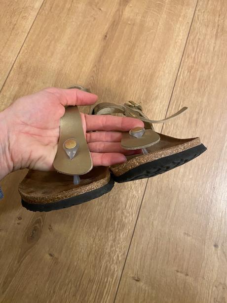 Zlaté sandálky vel 40, 40