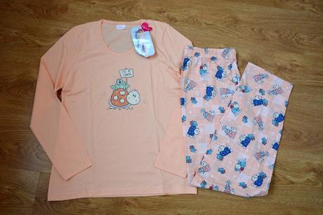 Dámske bavlnené pyžamo s korytnačkou, l / m / s / xl