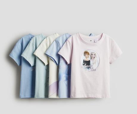 Tricko frozen elza 110/116, h&m,110 / 116