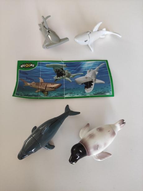 Postavicky zvierat z kinder, 