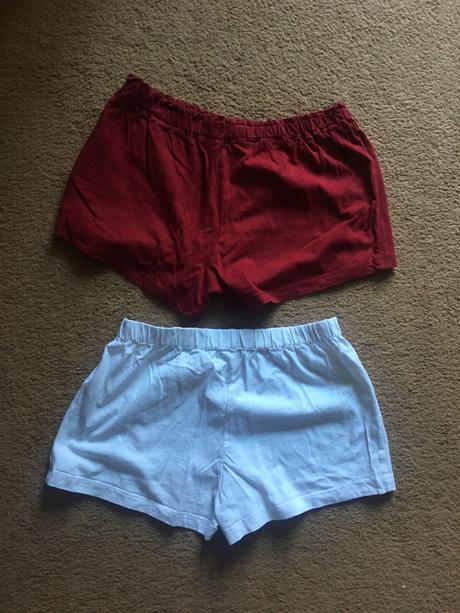 Pyzamove sortky xs, sinsay,xs
