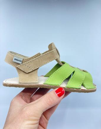 Sandalky ok bare palm zelene, 24 - 32