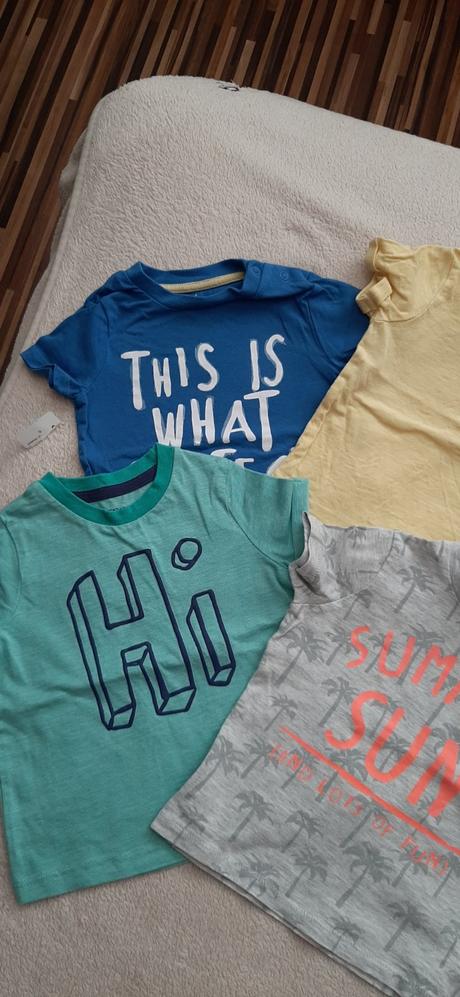 Krasne tričká 4 ks, f&f,80