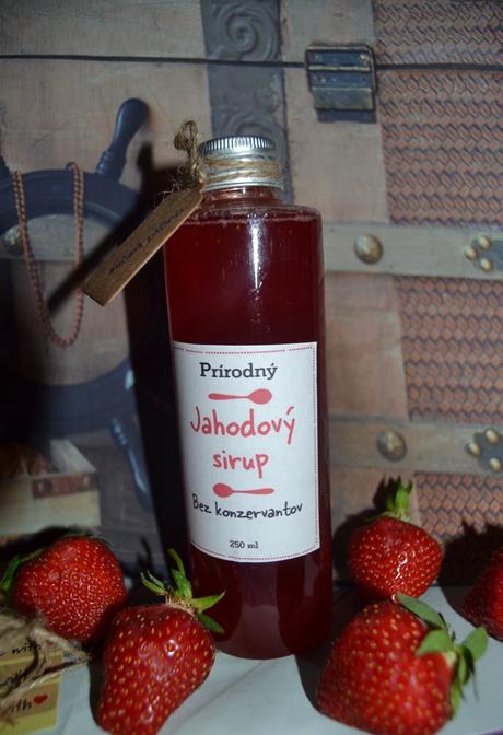 Jahodový sirup-silný antioxidant,