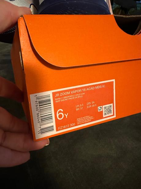 Jr zoom vapor 16acad mds ic velk 38.5, nike,38