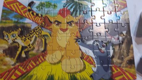 Puzzle leví král, lion 2x60ks, 