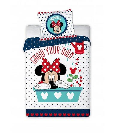 Obliečky do postieľky minnie bodky 100/135, 40/60, šírka (cm): 100,dĺžka (cm): 130