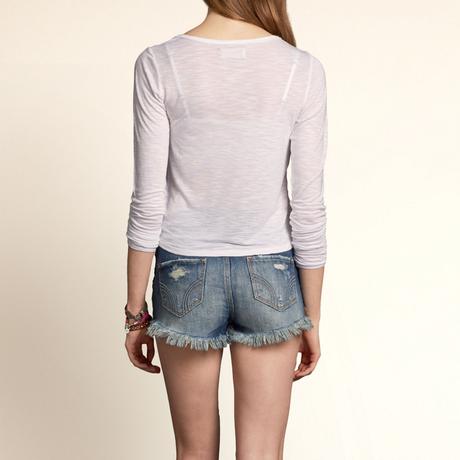 Cipkove tricko hollister vel.xs a m, abercrombie&fitch,m / xs