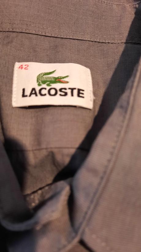Panska košeľa, lacoste,42