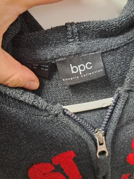 Sveter s kapucňou 116/122, bonprix,116