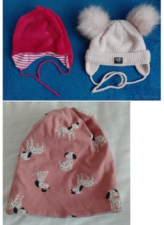 Dievčenské čiapky na 2-3 roky, 92
