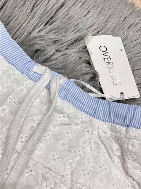 Dievčenská letná sukňa biela overkids (92), 92