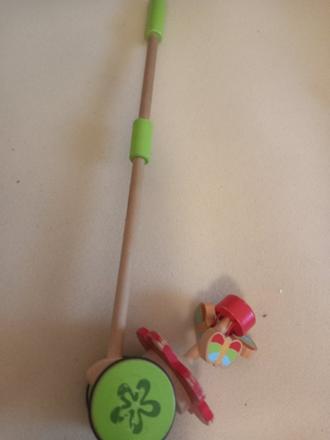 Drevená kvetinka na tlačenie, 