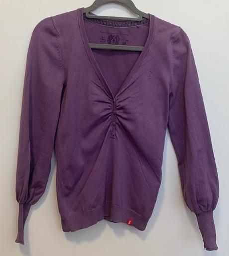 Edc by esprit fialový svetrík, esprit,m