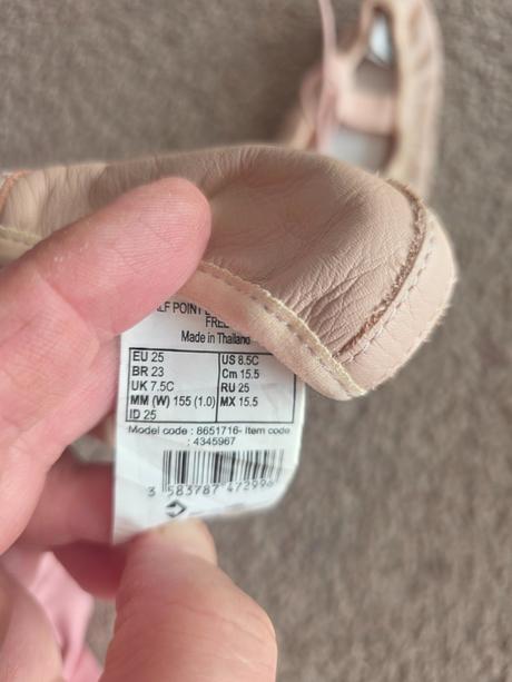 Dievčenské cvičky na tanecnú 25, decathlon,25