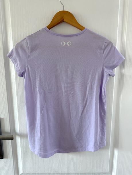 Lila tričko under armour, veľkosť ylg (147-158 cm), xs
