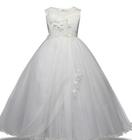 Dievčenské šaty slavnostné svadba prijímanie nové, 122 - 158