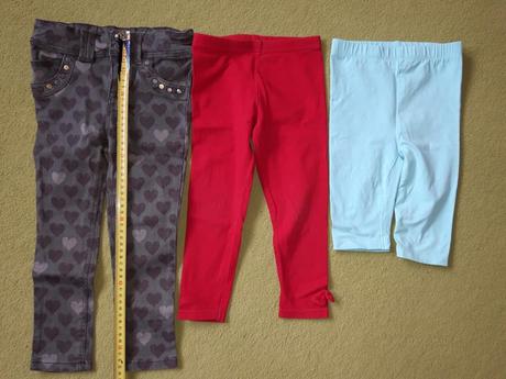 Nohavice, legíny, kratasy pre slečnu, 98