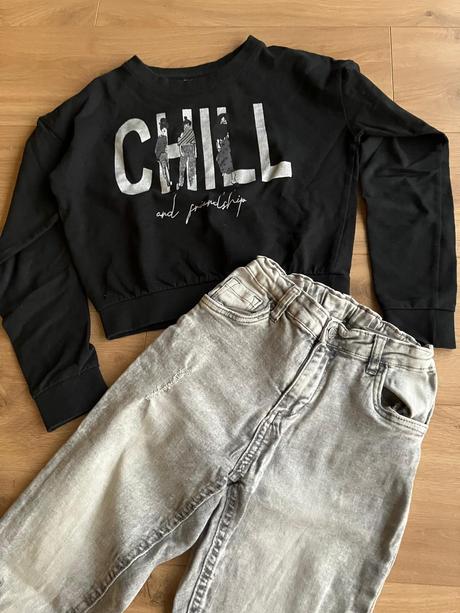 Mikina + rifle super stav, pepco,152