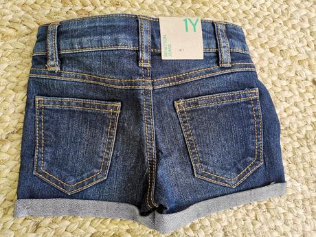 Šortky benetton jeans, benetton,80