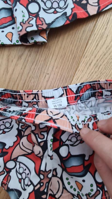 Set vianočny slippsy otec a syn, 98