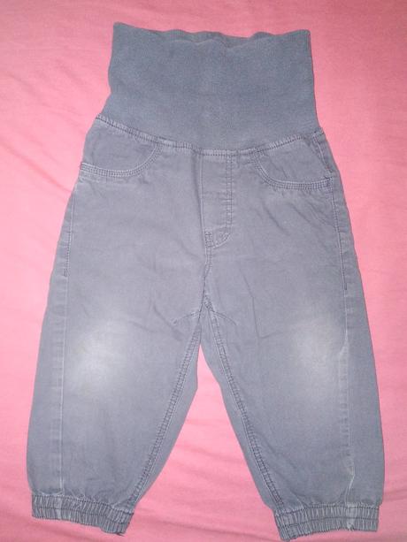 Nohavice s vysokym pasom, h&m,86