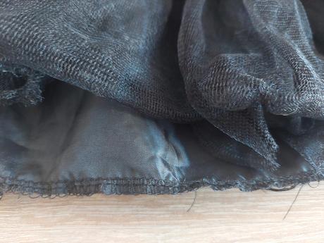 Čierna tylová sukňa smiffys veľ.104-116, 110