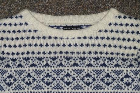 Sveter, 1x obleceny, next,104
