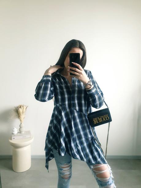 Oversize moderná košeľa, zara,s
