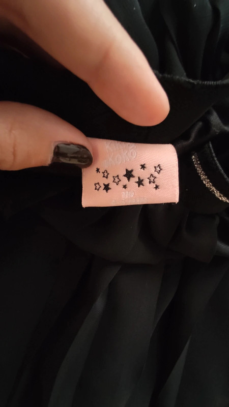 Čierna šifónová suknička 4-5 rokov, kiki&koko,110