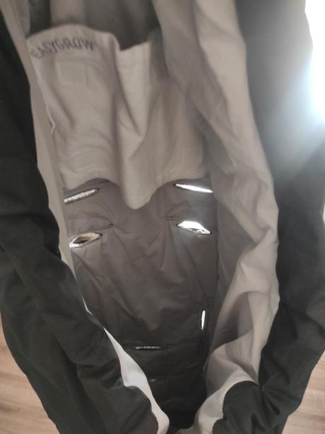 Zimný fusak easygrow hood čierny, 