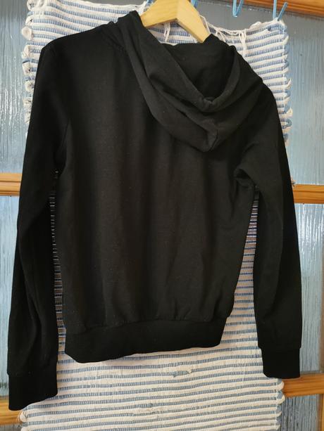 Čierna mikina, h&m,xs