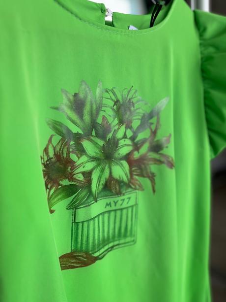 Nové zelené kratke letne mini šaty voľné, 