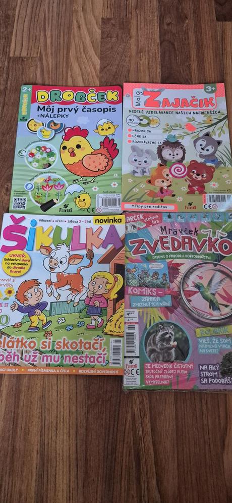 Predam nove detské časopisy,