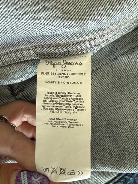 Dlhá riflová vesta pepe jeans, pepe jeans,s