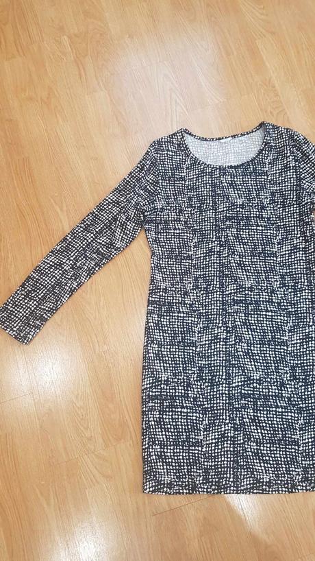Čierno biele pleteninové šaty v. 42, 42
