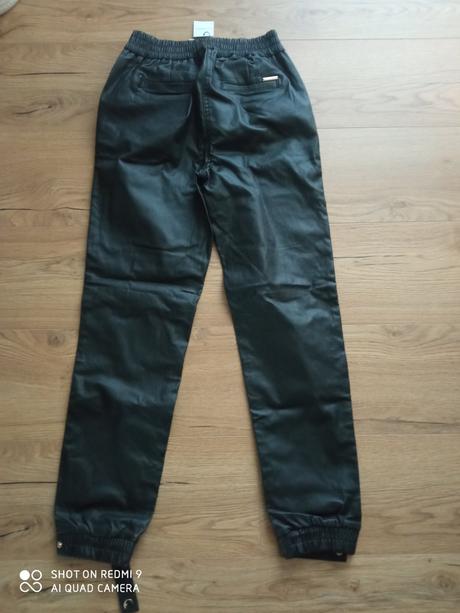 Koženkové nohavice, mohito,38