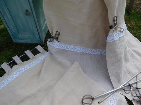 Tkané platno závesy,, 