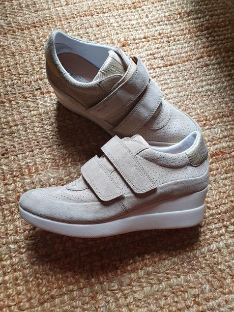 Geox bezove sneakers na platforme, geox,39
