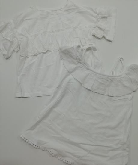 Biele tričko next s madeirou, next,128