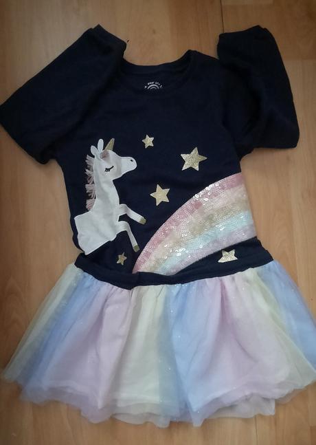 Rozprávkové šaty s jednorožcom, 128