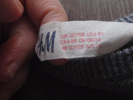 Štrikovaný pulóver, h&m,128