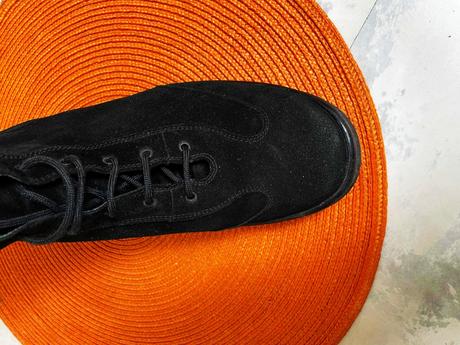 Kožené semišové čižmičky na šnurovanie, 38